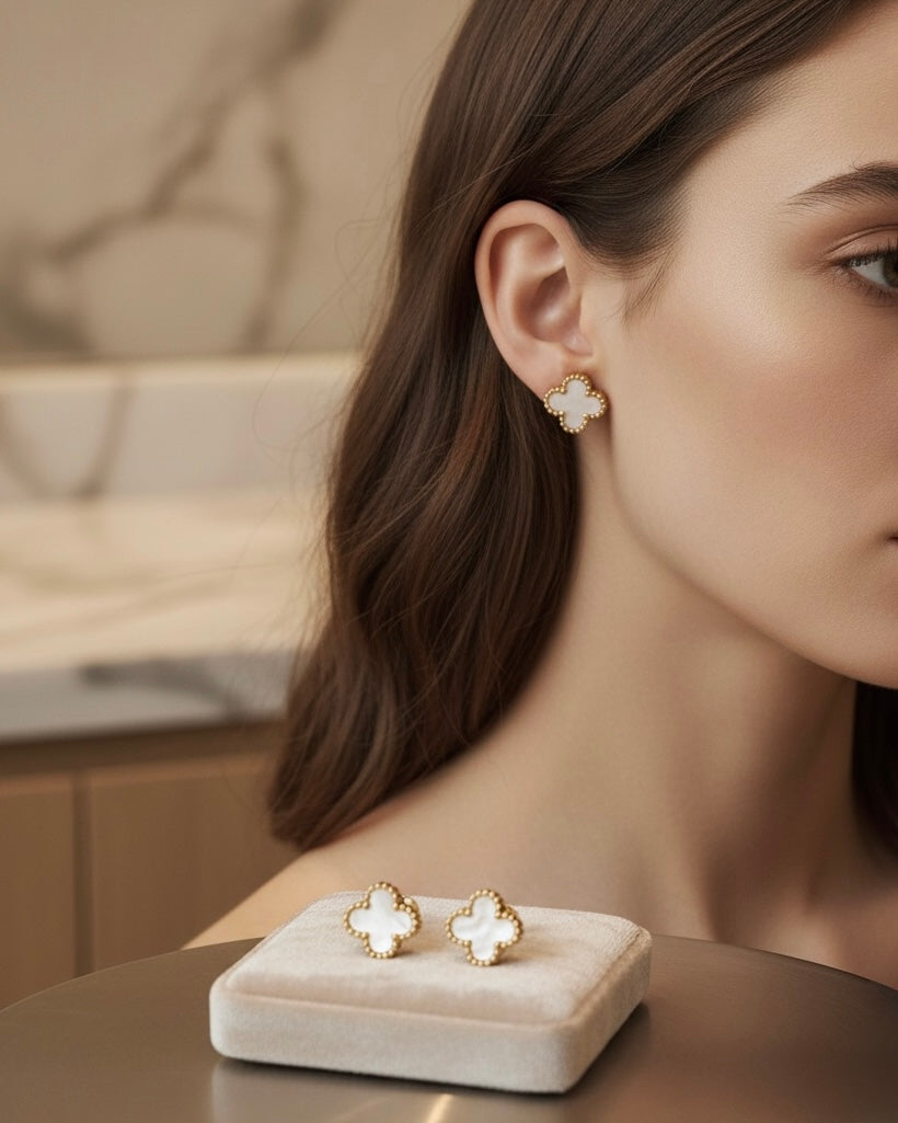 White Clover Elegance Earrings #SE3851