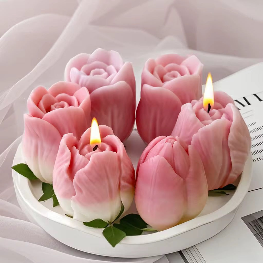 Tulip Flower Silicone Candle Mold