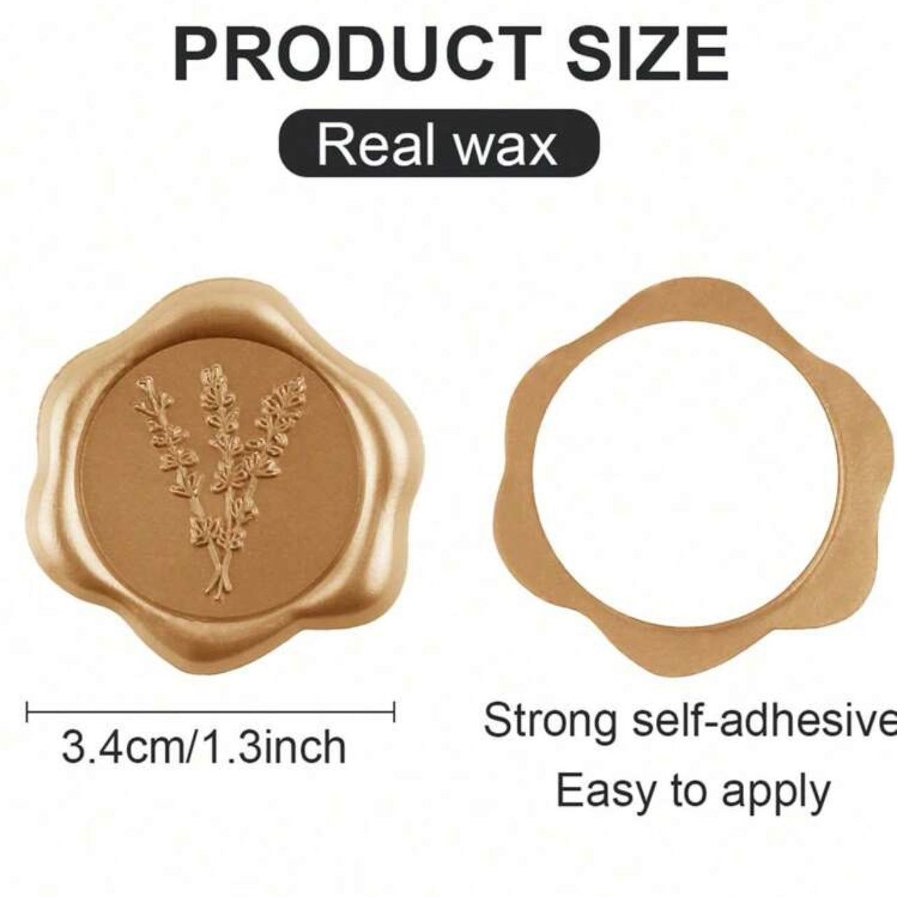 4pcs Wax Seal Stickers #WS1512