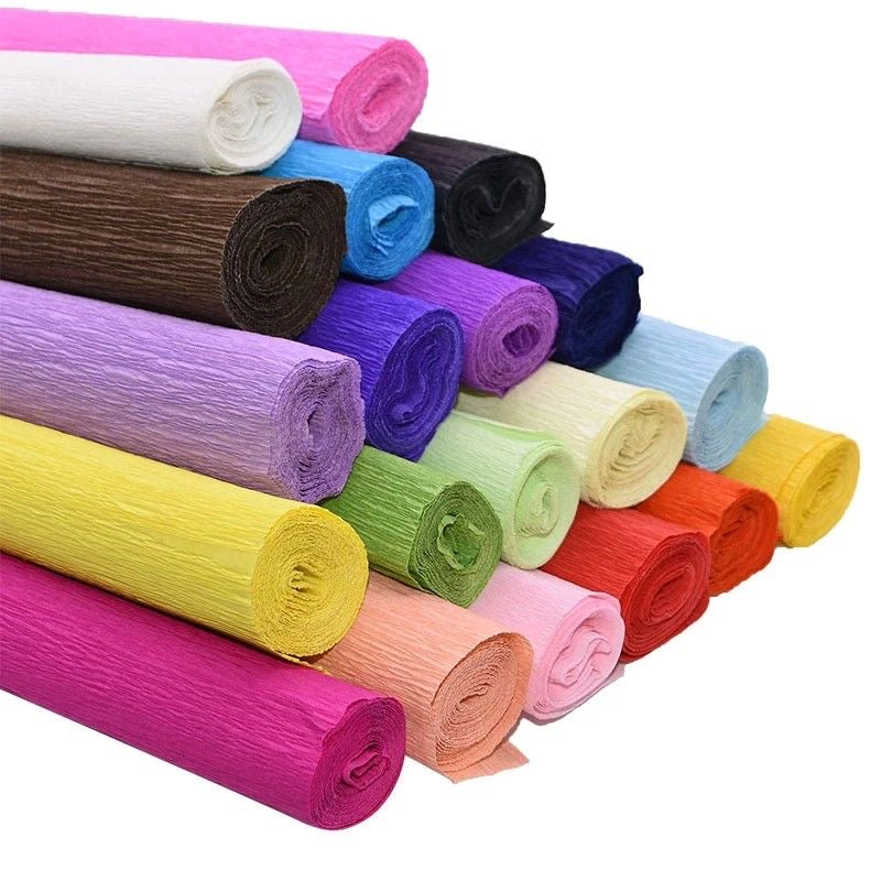 50cmx2m Premium Crepe Paper — Bright Colors, Endless Possibilities #CP4027