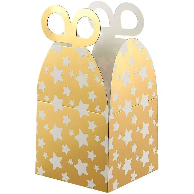 X12pcs Golden Party Favor Boxes #GB2505