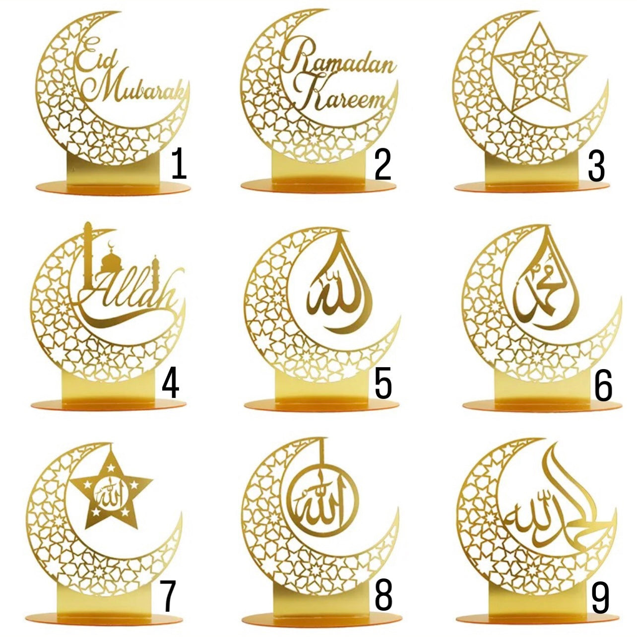 Acrylic Ornament Decoration #AD1521