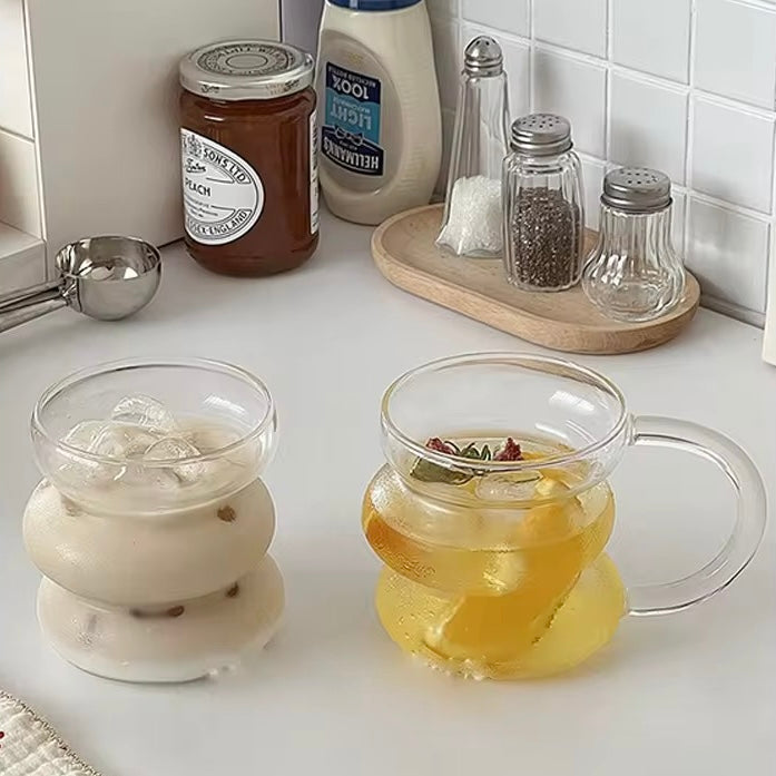 460ml Ripple Glass Mug #GM3961
