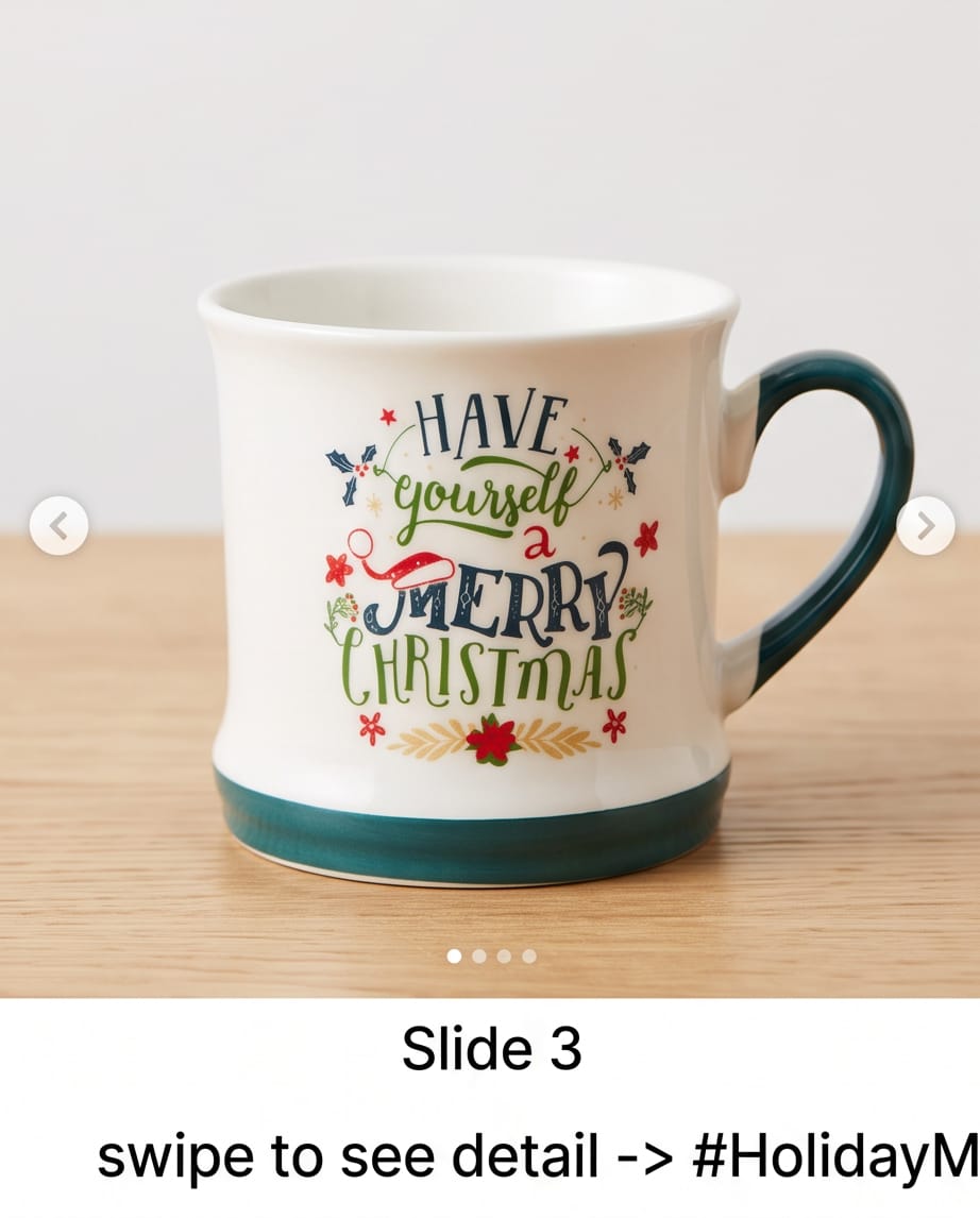Have Yourself a Merry Christmas Ceramic Mug #CM4513