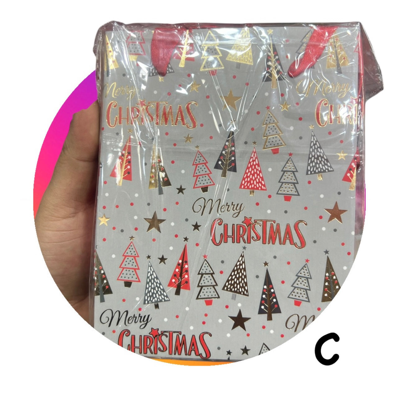 14x10cm Christmas Carton Bags #CB2080