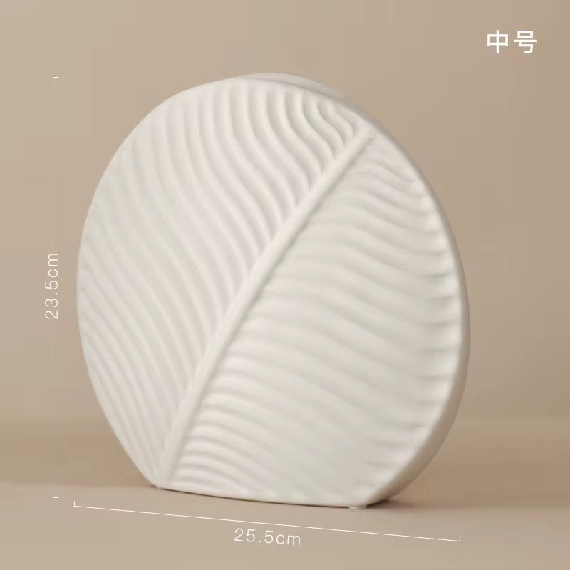 Leaf Shape Ceramic Vase Collection #CV3203