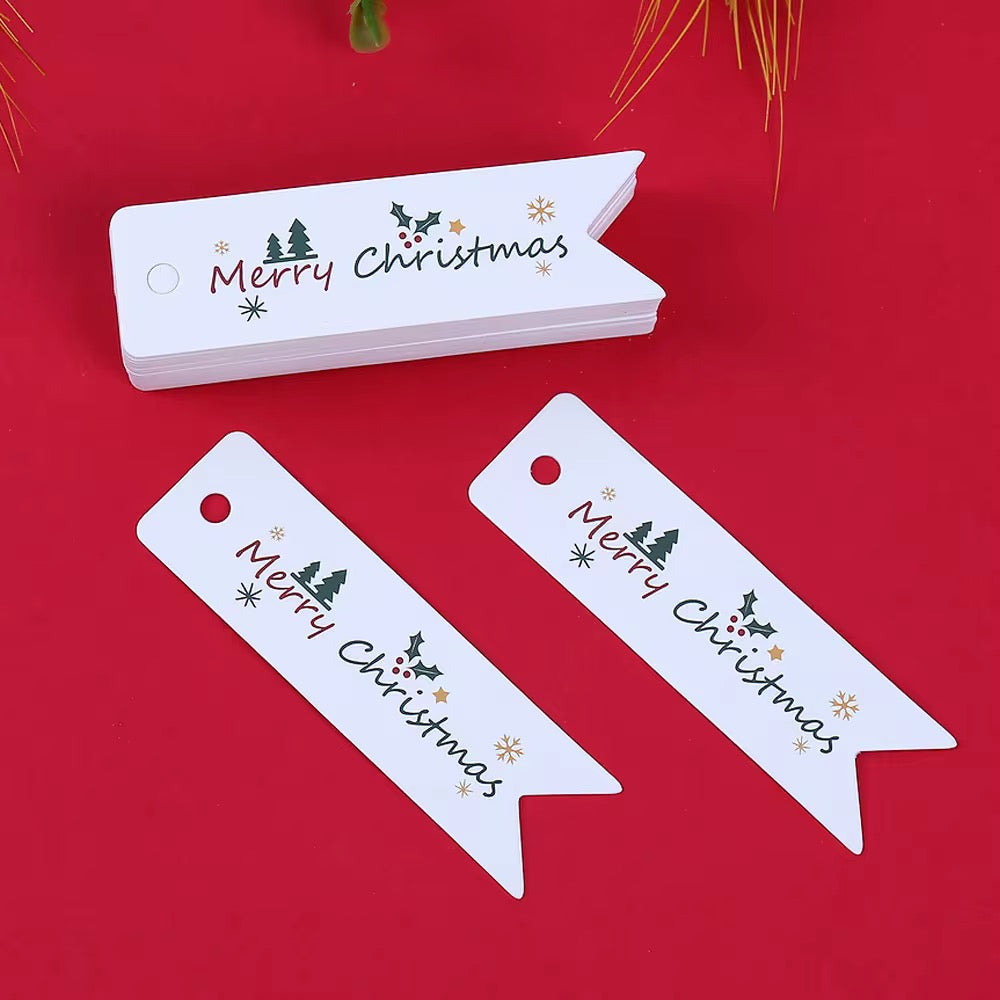 X50pcs Christmas carton tags #CT2298