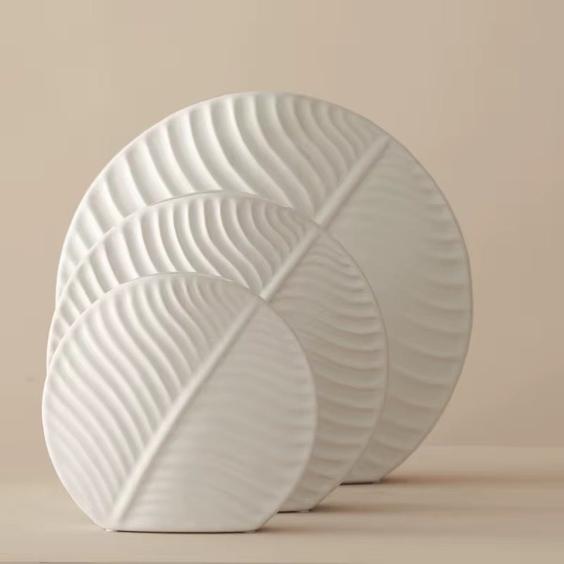 Leaf Shape Ceramic Vase Collection #CV3203