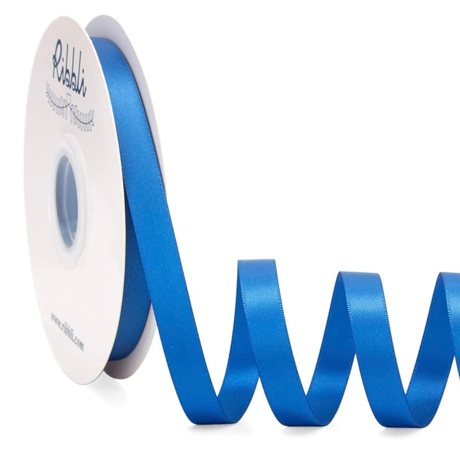 2cm*91m Blue Gitan Satin Ribbon #RB1532