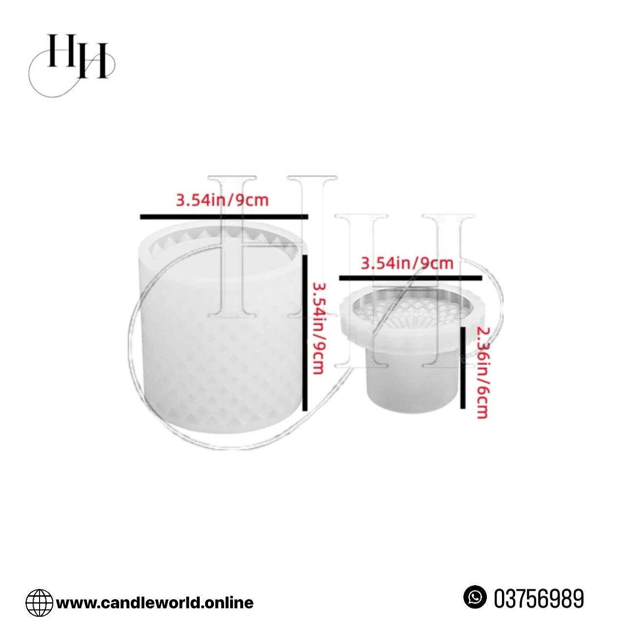 Silicone Jar Mold #SM1122