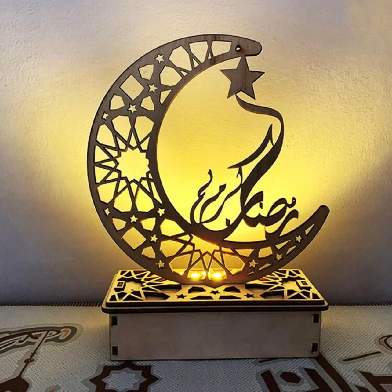 1pc Eid Moon Shaped Decorative Light #RT1568