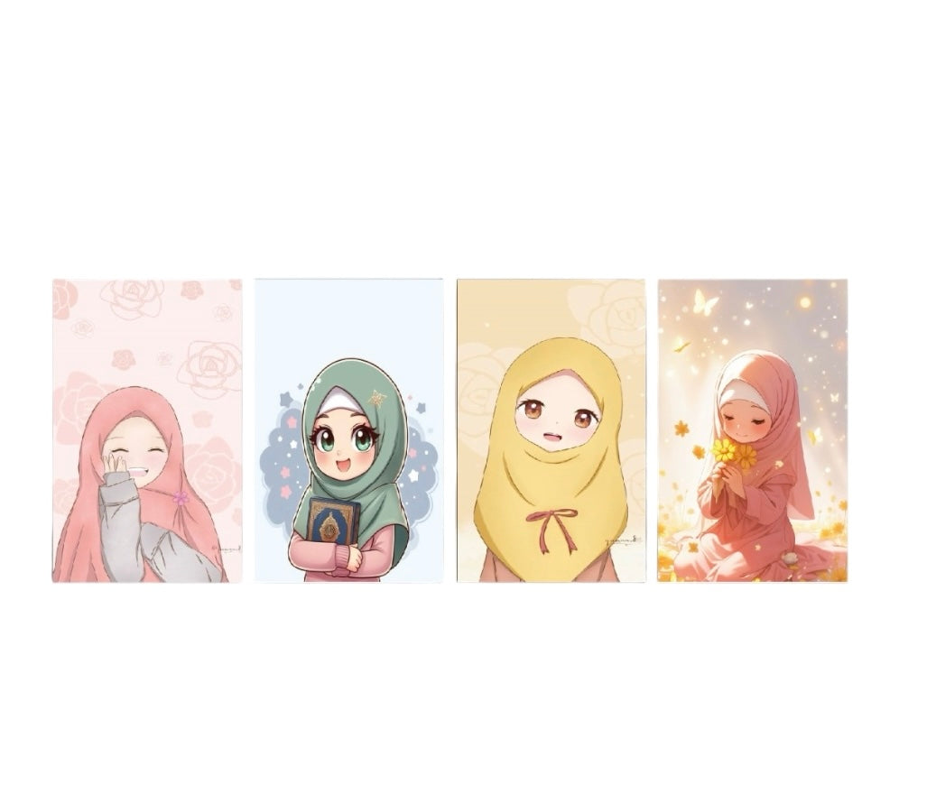 30pcs - Hijab Stickers 10*5cm #HS1871