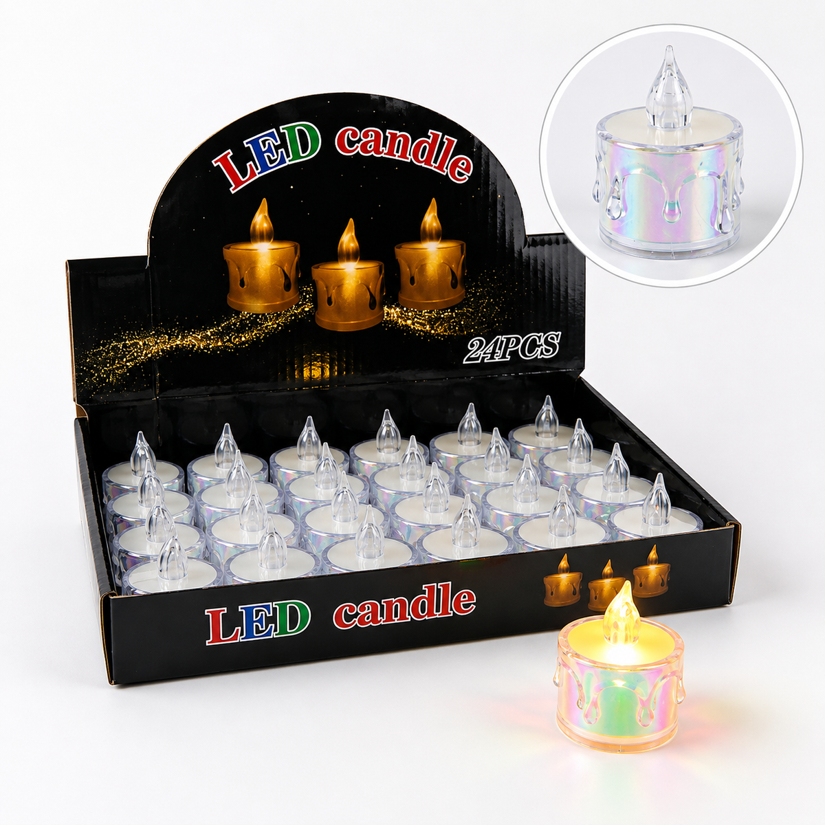 LED Candle Light – 3 Styles #EC4201