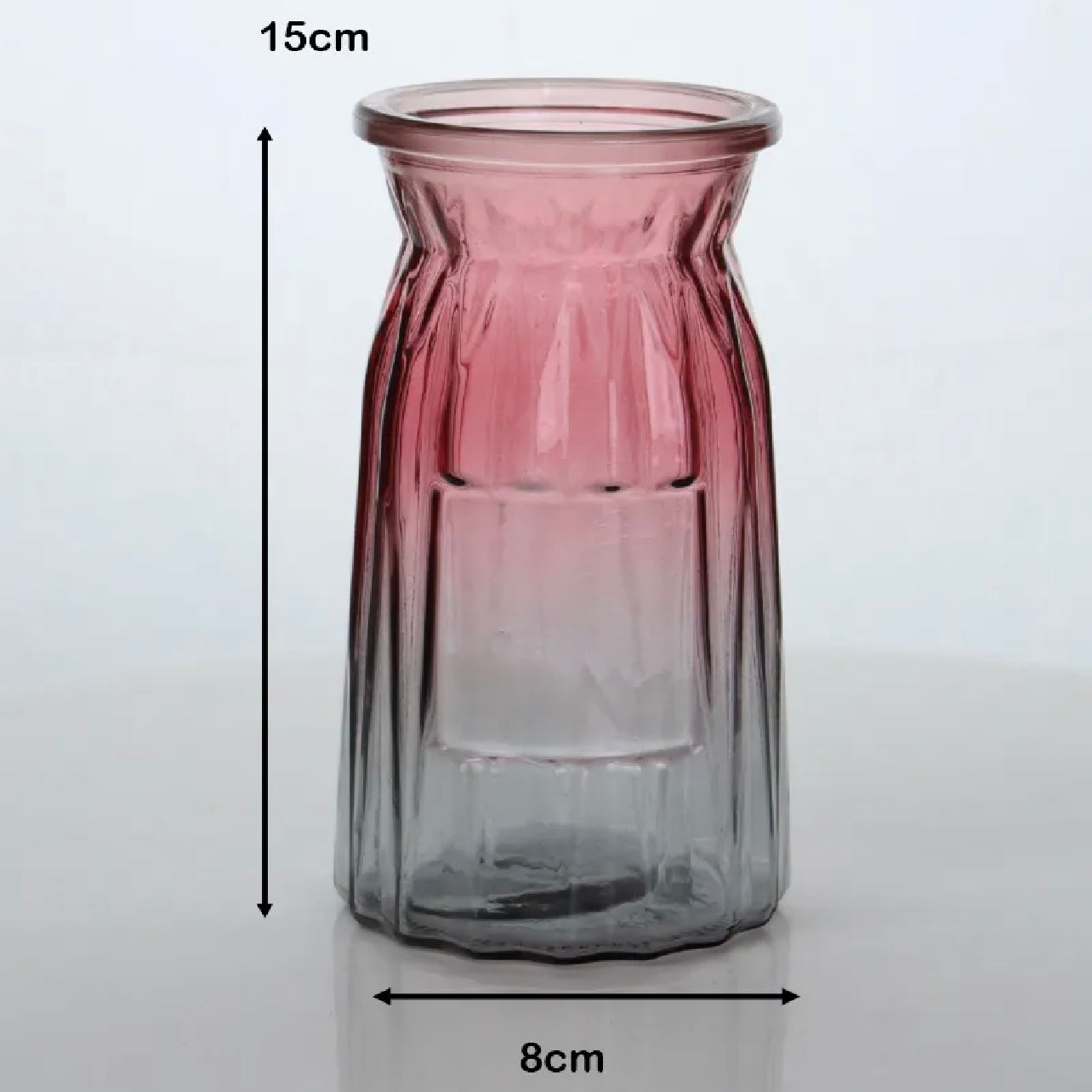 Flower Desk Decorative Glass Vase 15x8cm #GV2811
