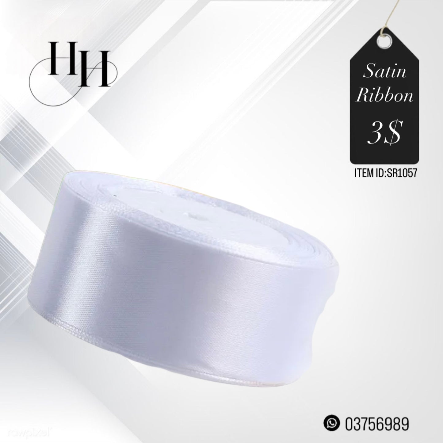 Satin Ribbon 20M x 4cm