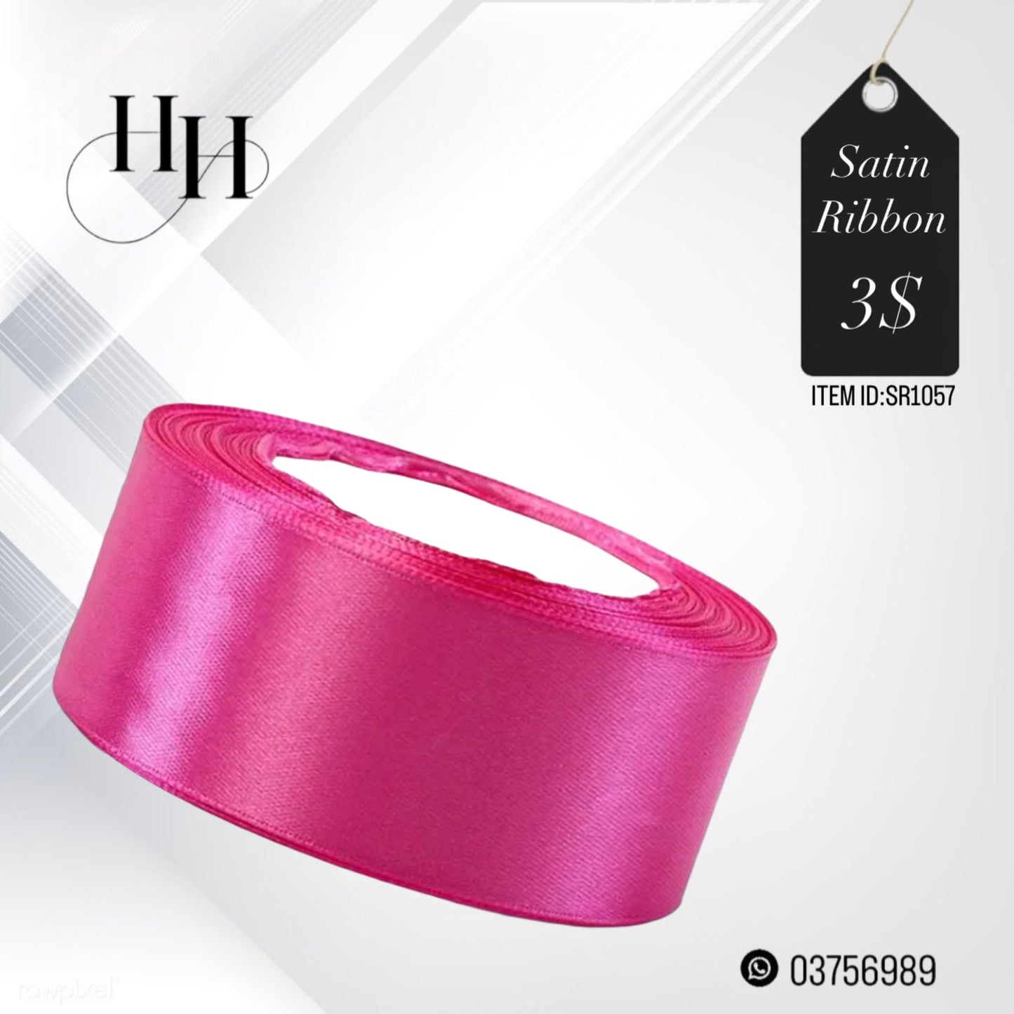 Satin Ribbon 20M x 4cm