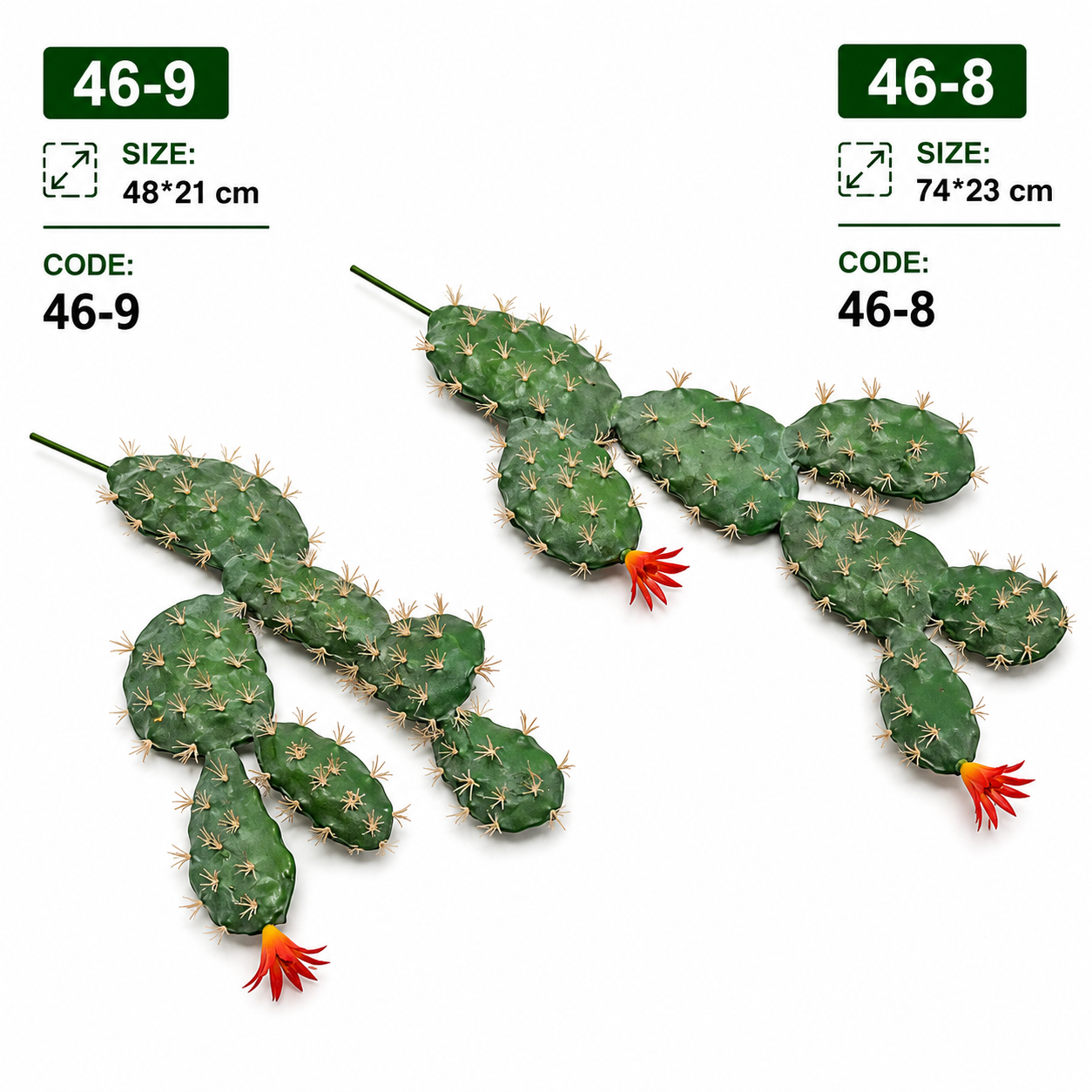 Artificial Cactus Branch  #AF4060
