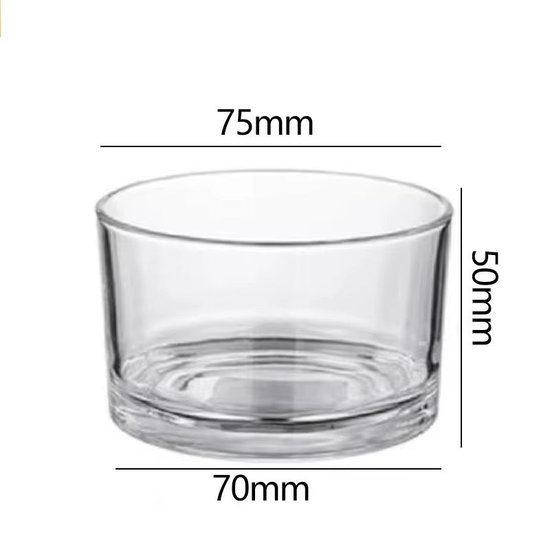 7*5cm Circle Glass Jar #GJ1791