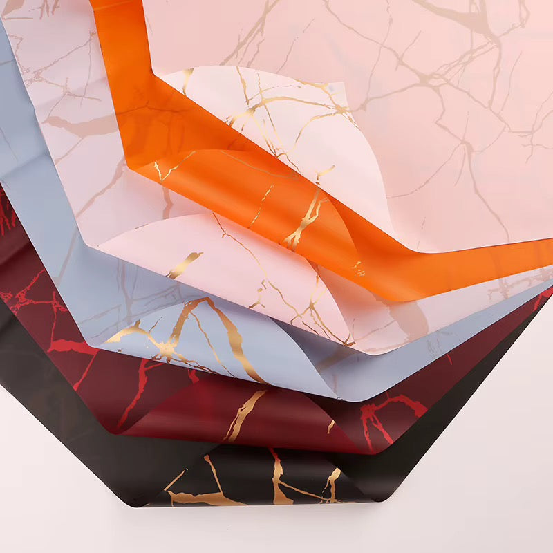 60x57cm Marble Gold Wrapping Paper #WP4082