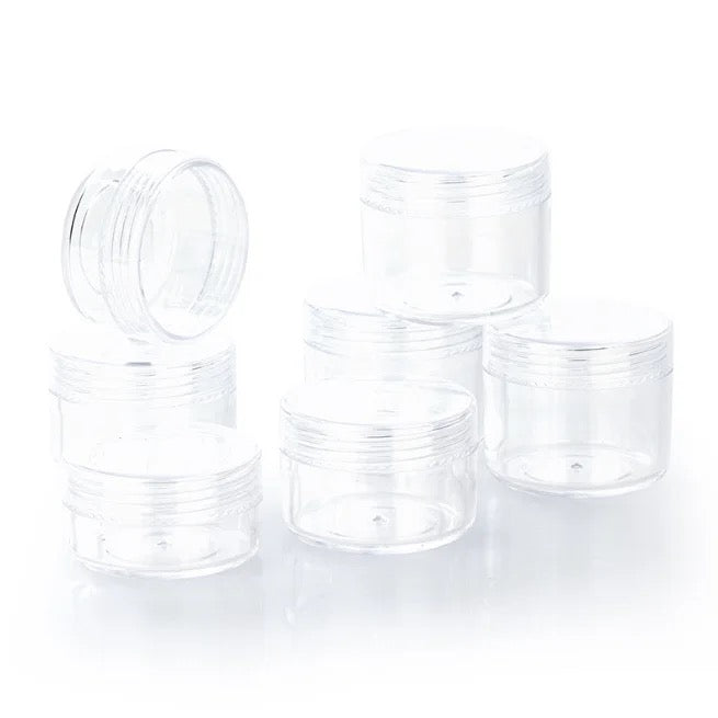 Transparent Cosmetic Cream Jar