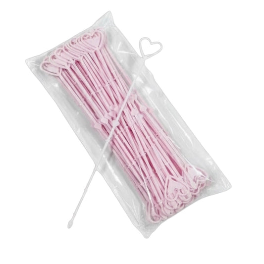 Pink Flower Pick Card Holder x12pcs #CH2712