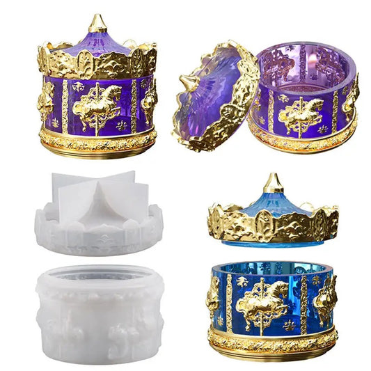 Carousel Jar Silicone Mold #SM1538