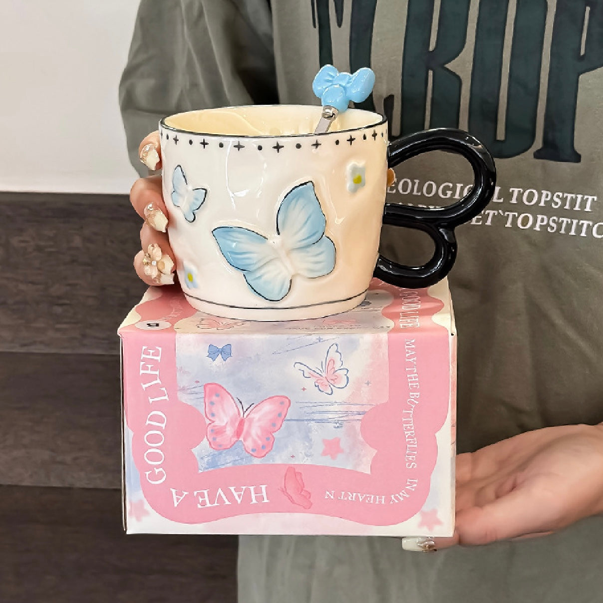 Butterfly Ceramic Mug #GM2334