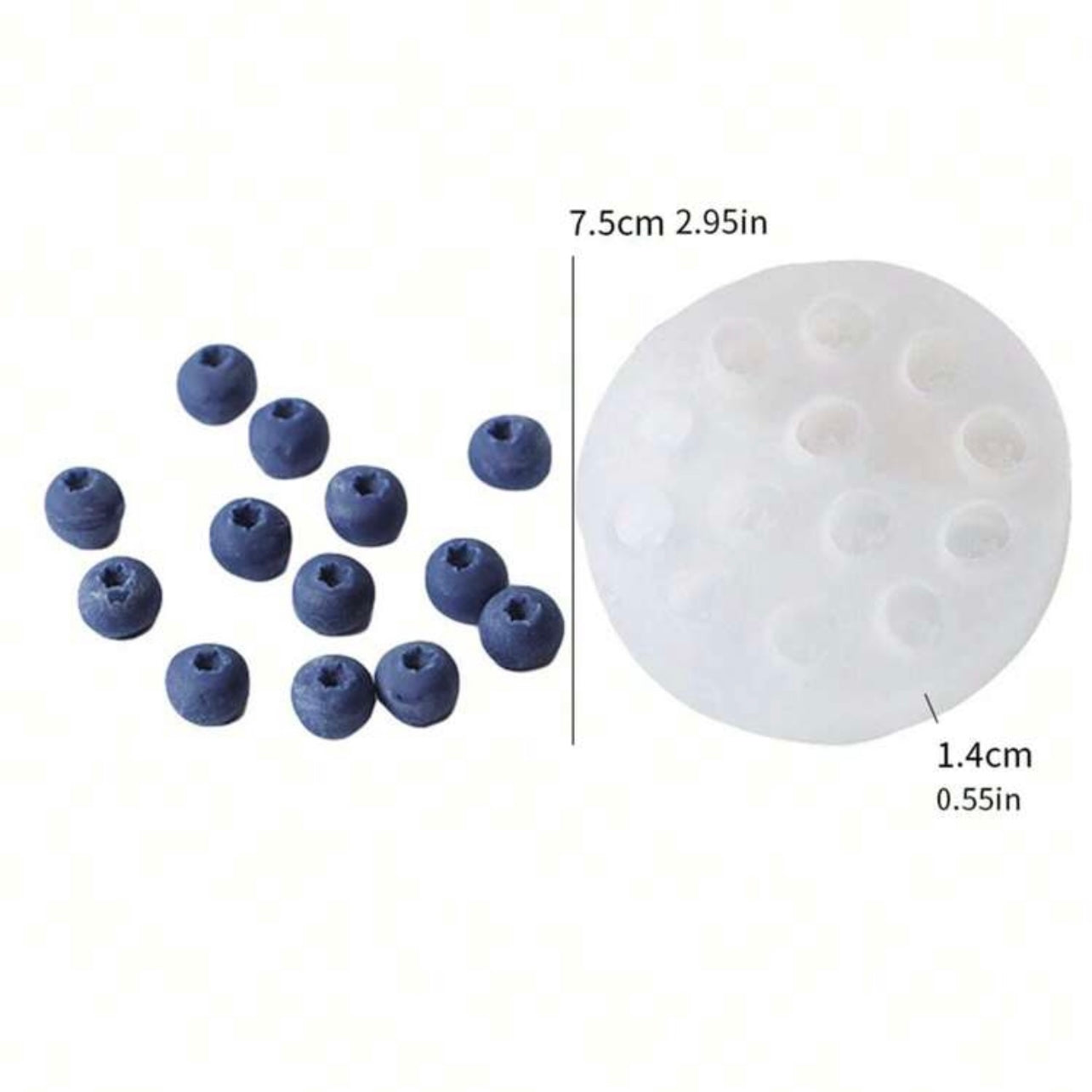 Blueberry Silicone Mold #SM2013