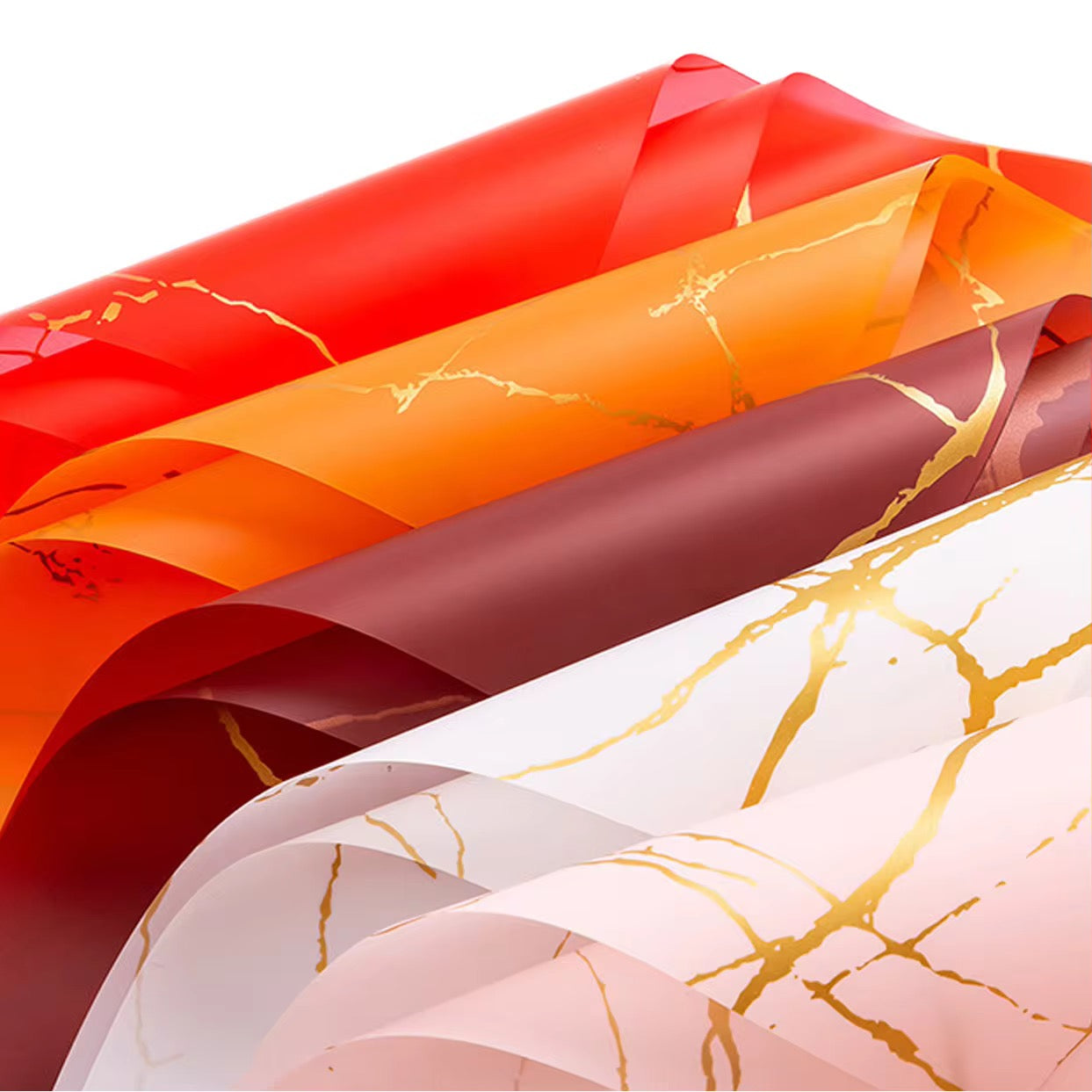 60x57cm Marble Gold Wrapping Paper #WP4082