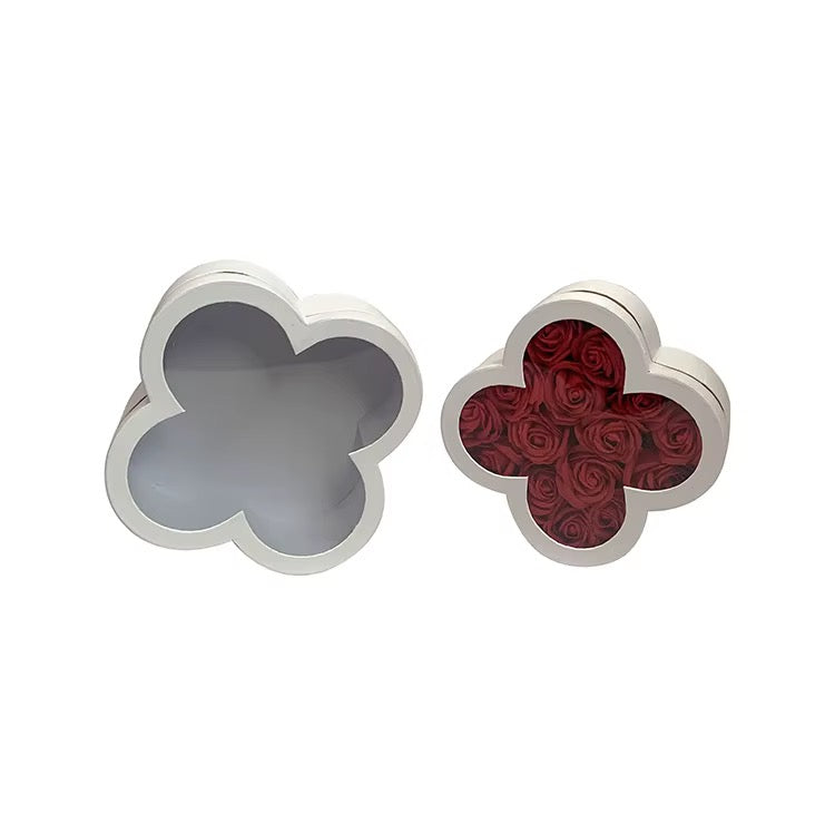 Luxury Clover-Shaped Flower Gift Box #GB4321