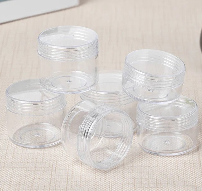 Transparent Cosmetic Cream Jar
