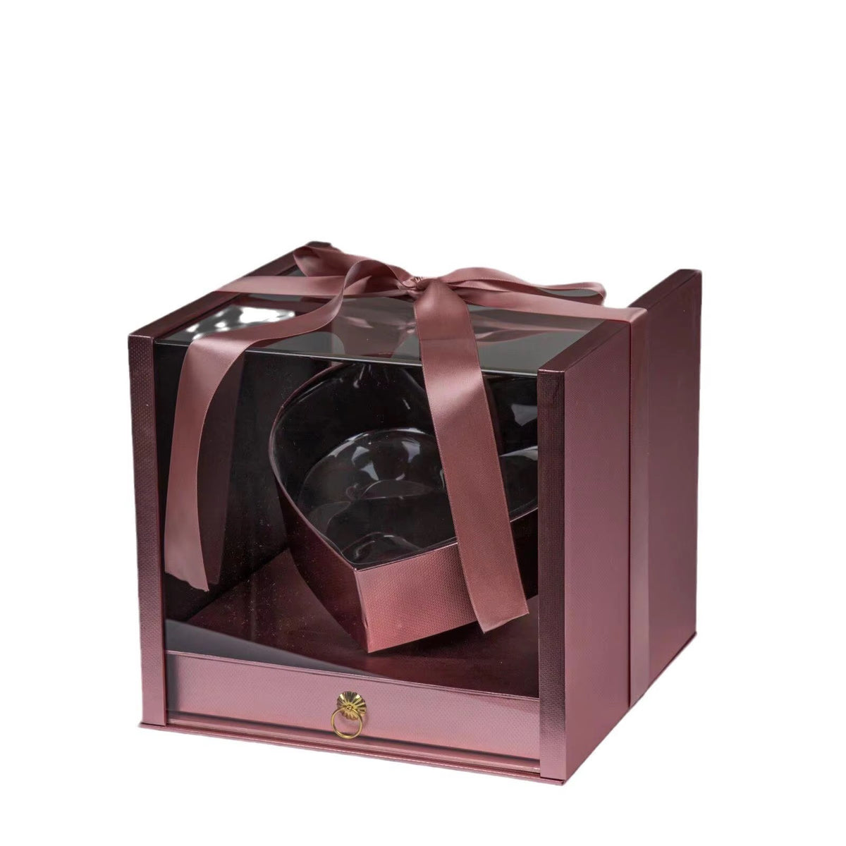 Luxury Gift Box with Ribbon – 27 × 27 × 24 cm #GB4317