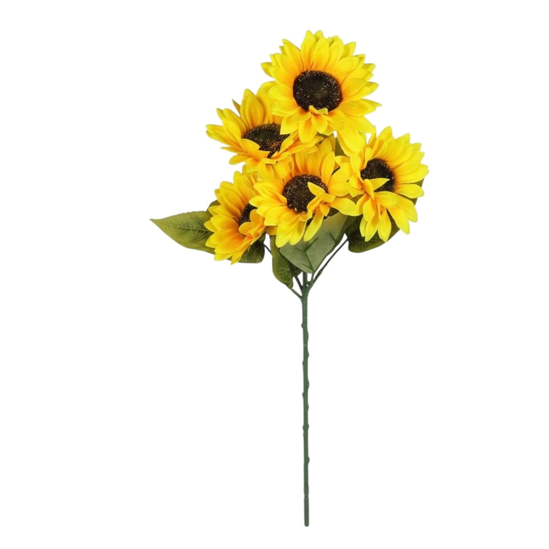 X5 Yellow Artificial Daisy Bouquet – 56cm #AF2858