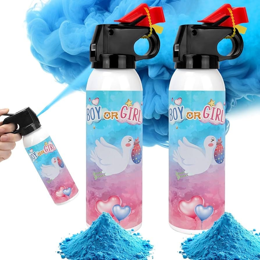 Gender Reveal Powder Spray – Boy or Girl Color Cannon #GS3087