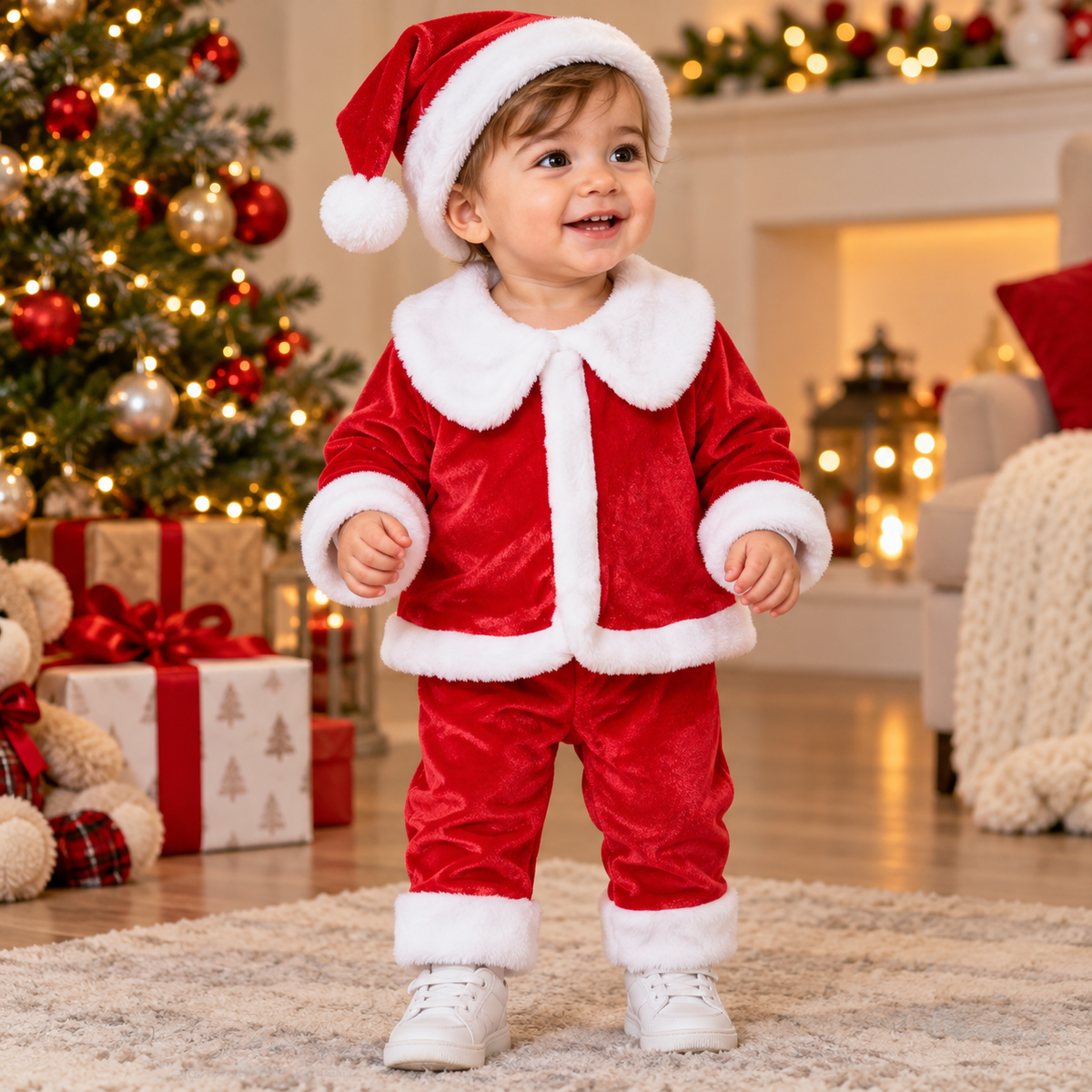 Baby Santa Claus Costume Set – 9 to 18 Months #CC4386