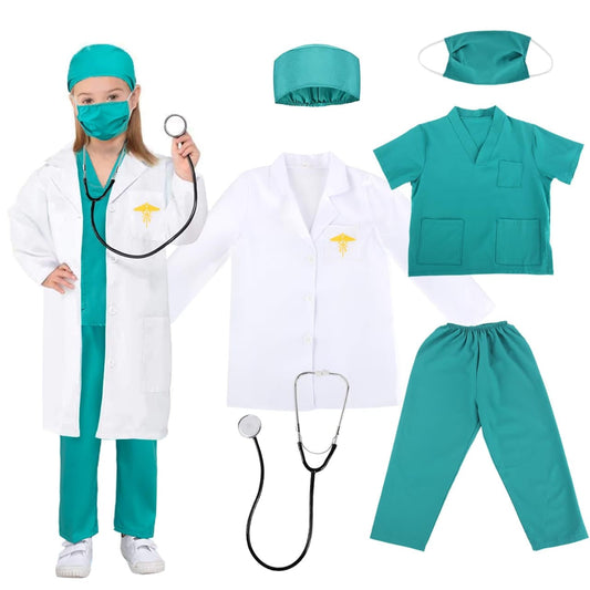 Kids Doctor Costume Set #CF4367