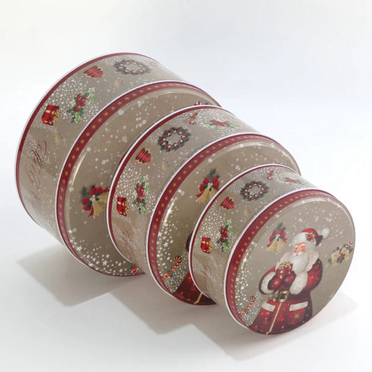3pcs/set Christmas Aluminum Box #AB2025
