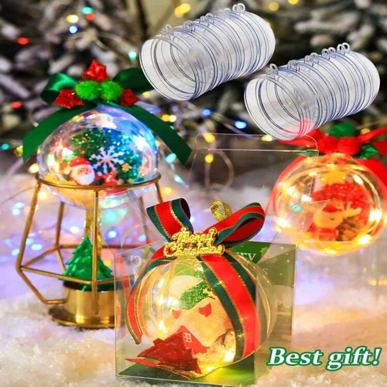 Christmas Tree Hanging Ornaments for Crafts, Weddings, Parties, and Holiday Home Decorations