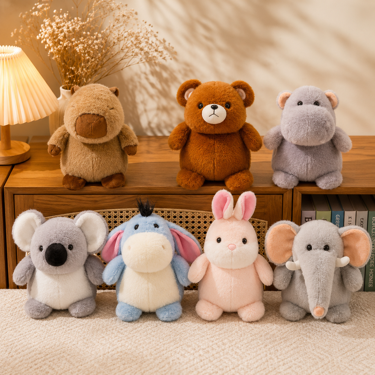 35cm Blue Donkey Plush Toy #TB4044