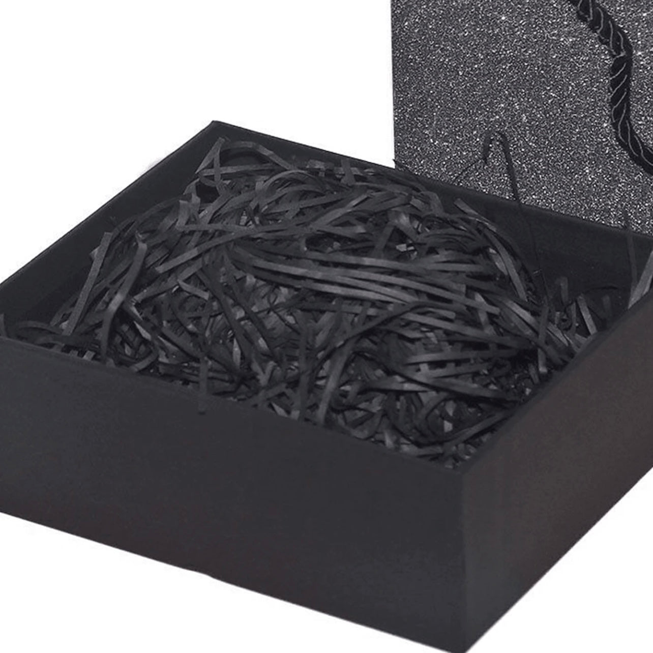 100g Black Shredded Paper #SP1295