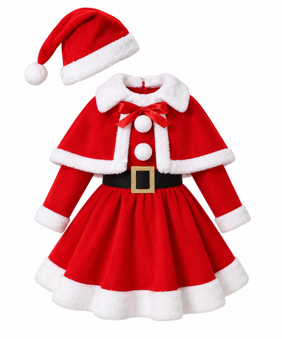 Kids Christmas Santa Dress Costume – 100 cm #CD4338