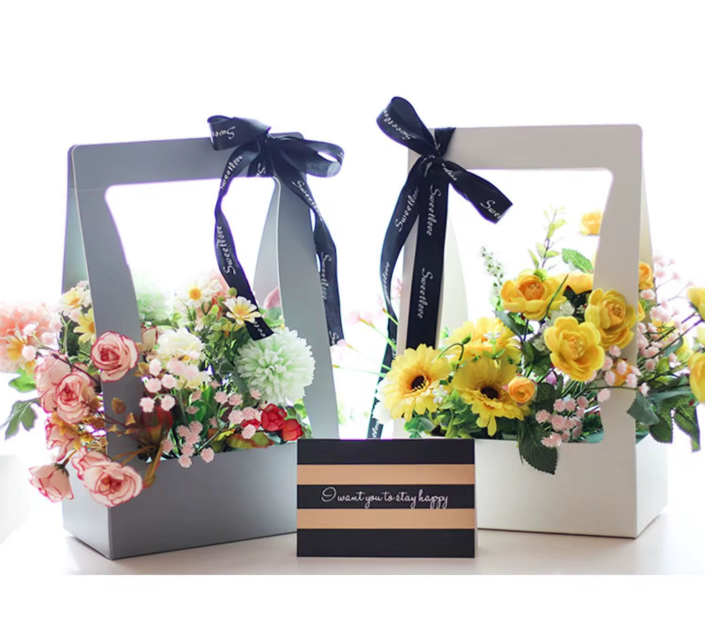 Luxury Gift Box Stand with Gold Trim #GB2692