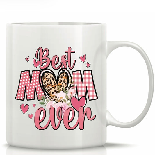 Mother’s Day Printed Glass Mug  #GM3025