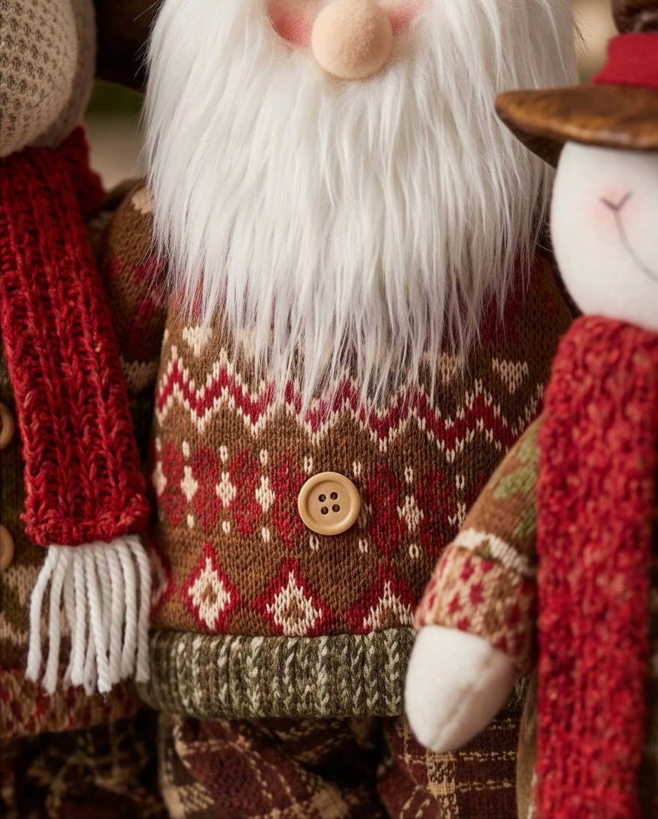 Telescopic Christmas Plush Figures – Santa, Reindeer & Snowman #CP4383