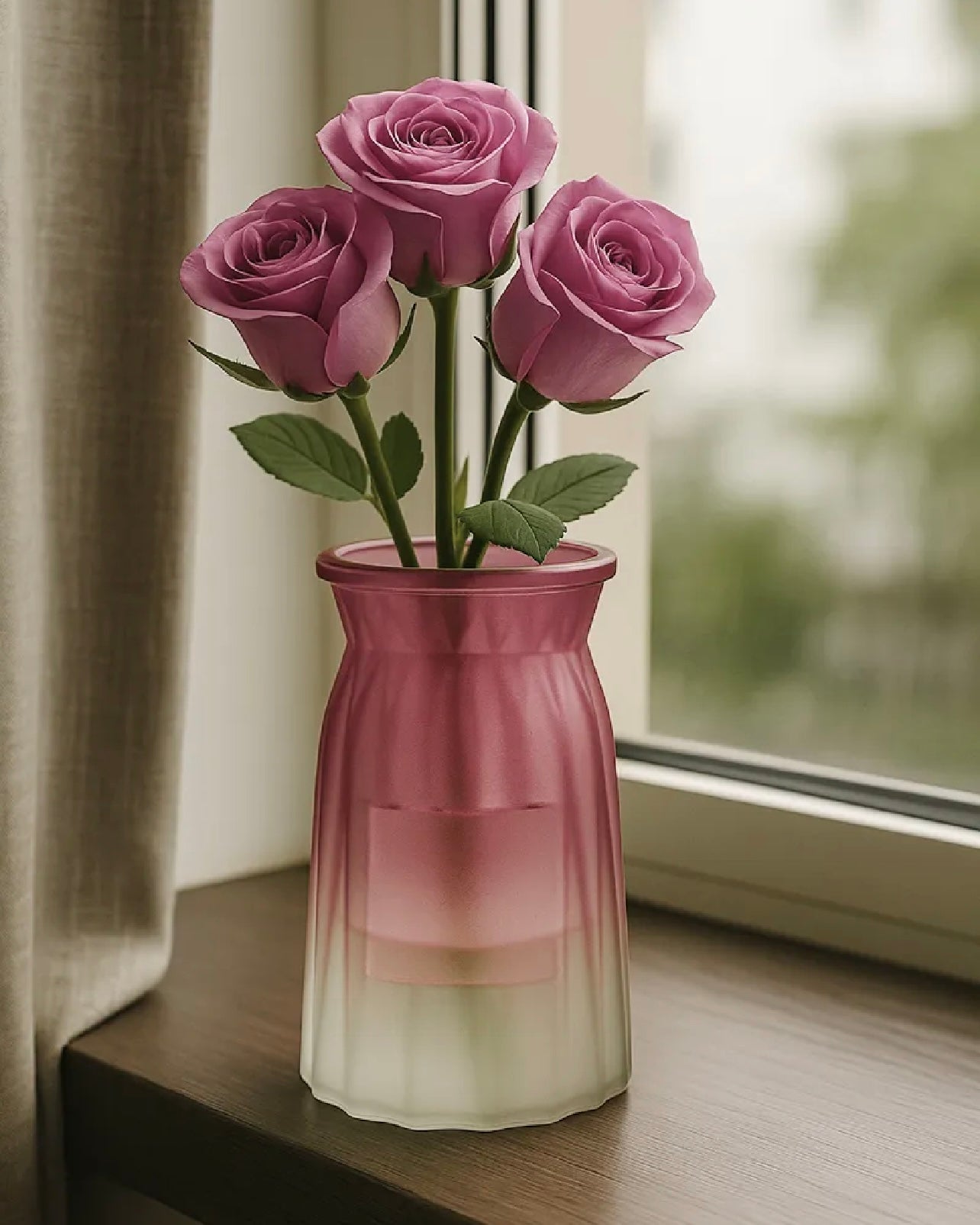 Flower Desk Decorative Glass Vase 15x8cm #GV2813