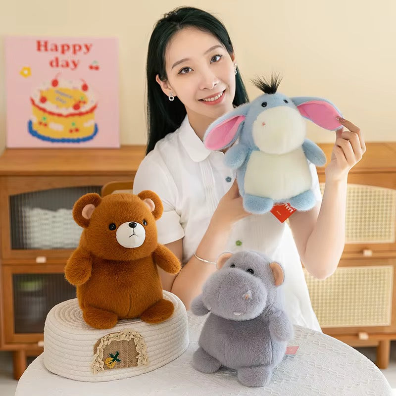 35cm Blue Donkey Plush Toy #TB4044