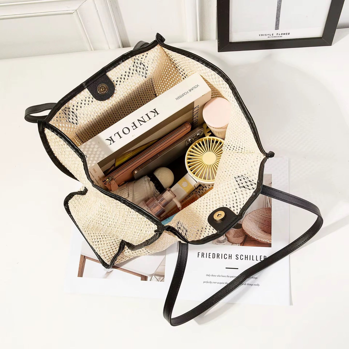 Summer Woven Tote Bag #SB3946