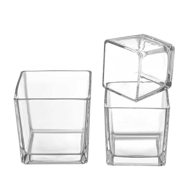 Square Glass Vase #GV4309
