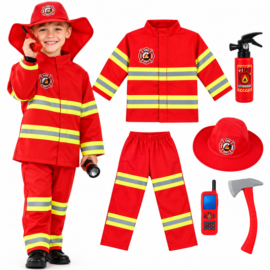Firefighter Costume Set #CF4364