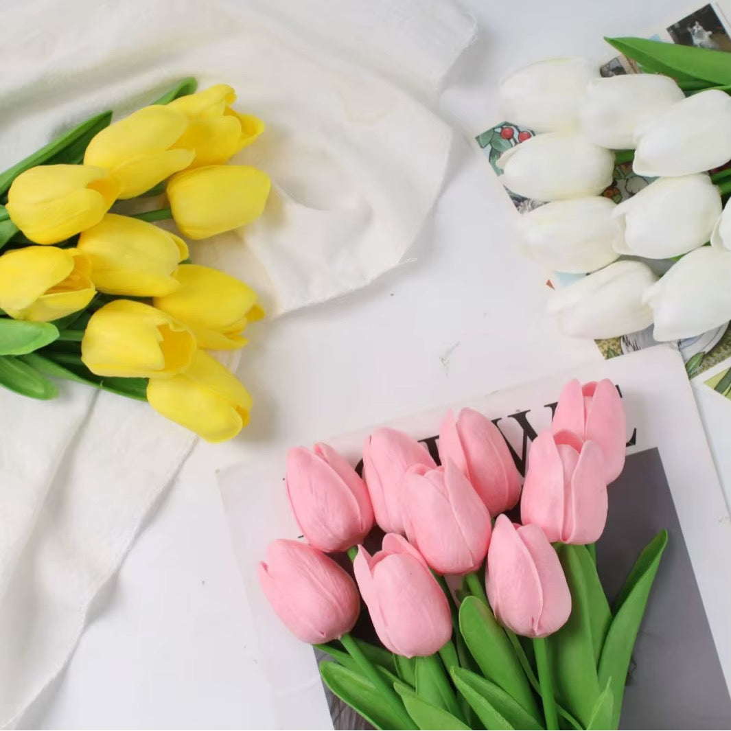 X10pcs - Artificial Tulip Flowers #AF4038
